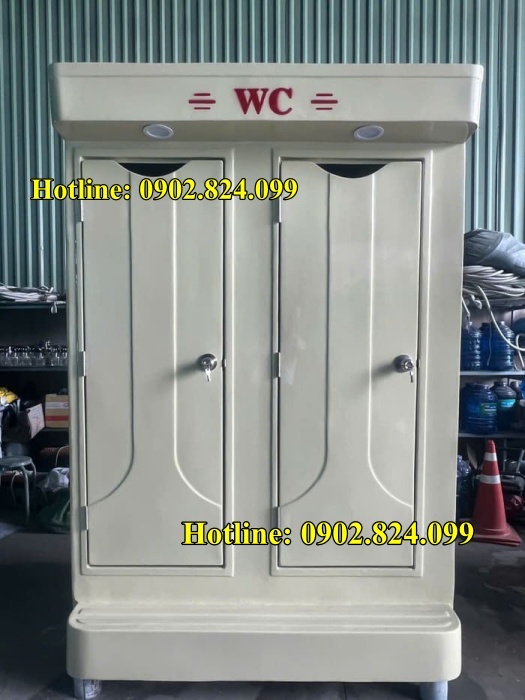 Nhà vệ sinh di động 2 buồng 