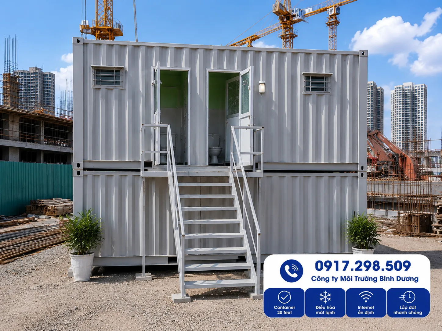 bảng giá container wc