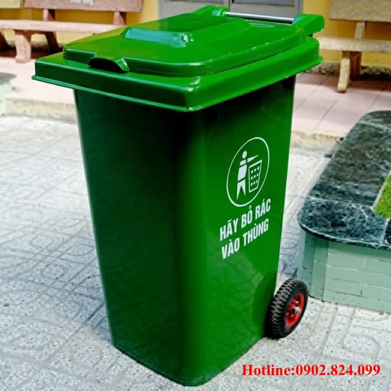 Thùng rác 240 lít composite 