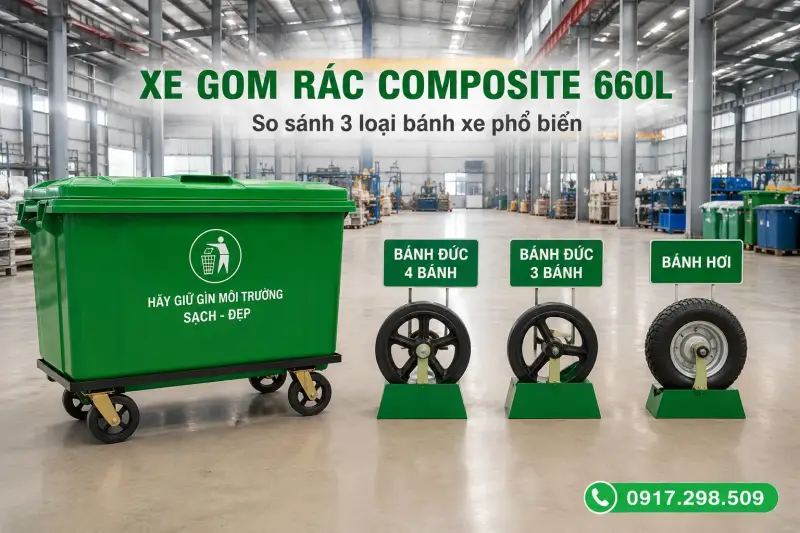 báo giá xe thu gom rác composite 