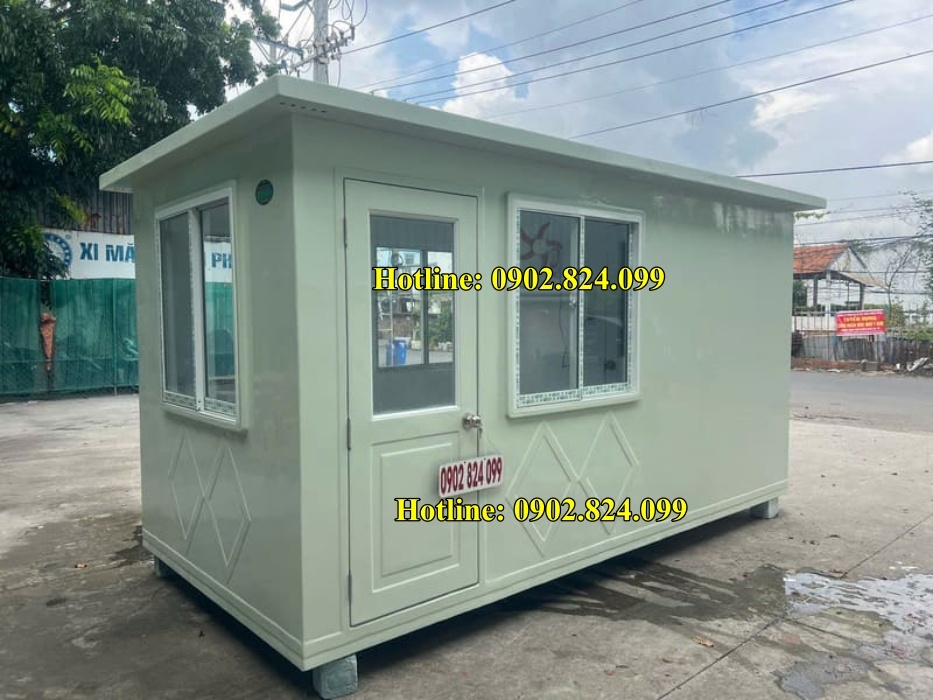 cabin bảo vệ kèm nhà tắm 