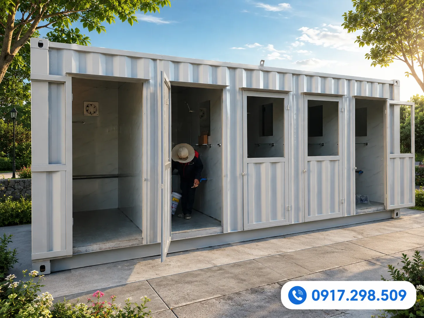 thuê container vệ sinh