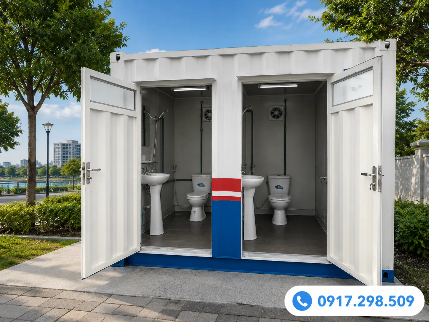 thuê toilet container công trường