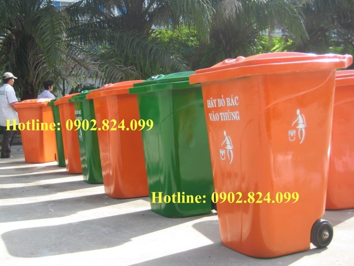 Thùng rác 240 lít composite