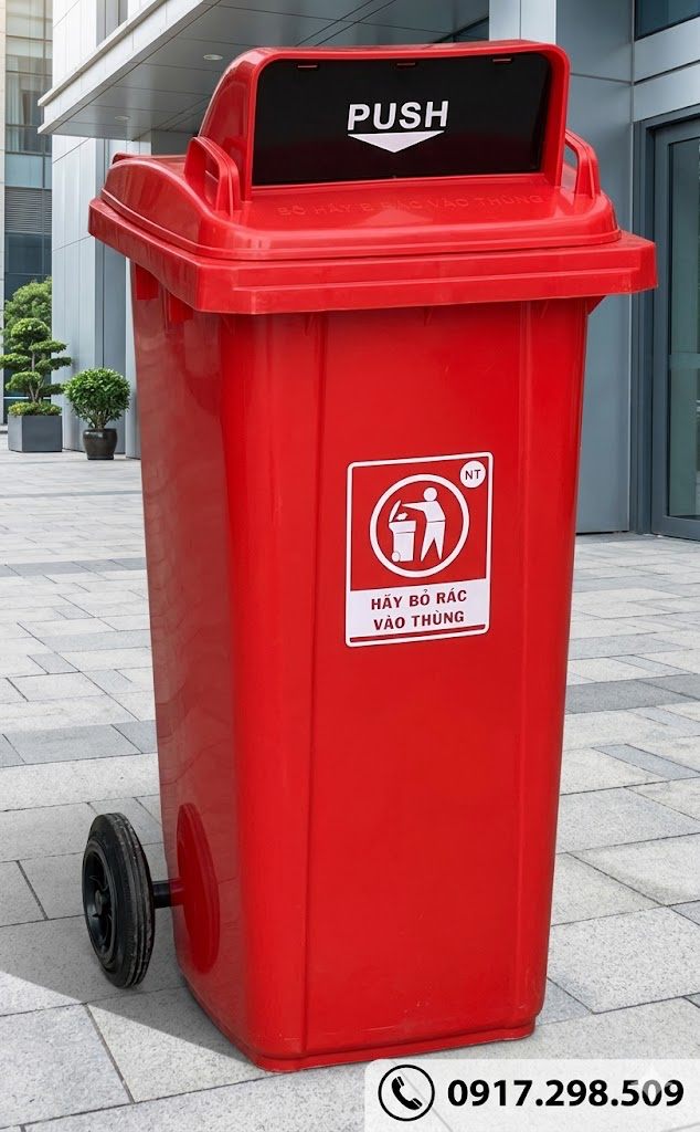 thùng rác công nghiệp 240l
