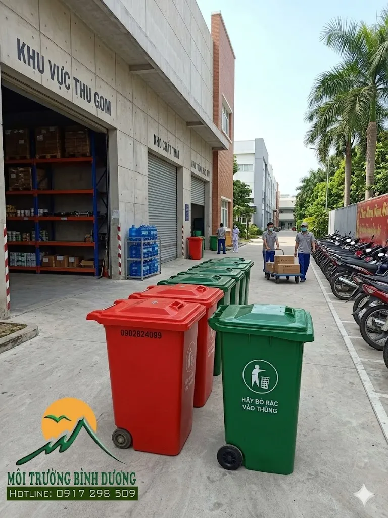 thùng rác khu công nghiệp