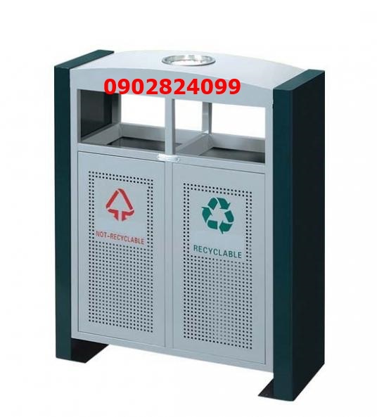 thùng rác ngoài trời composite 