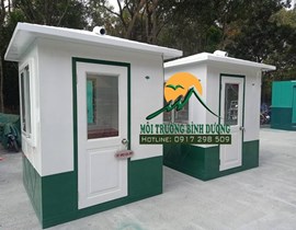 Lắp đặt Cabin bốt gác bảo vệ tại Công trình Cần Thơ 