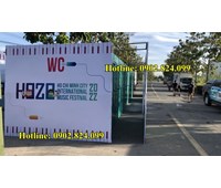 Lắp Đặt Cho Thuê Toilet Công Cộng cho sự kiện âm nhạc HO ZO Tp.HCM