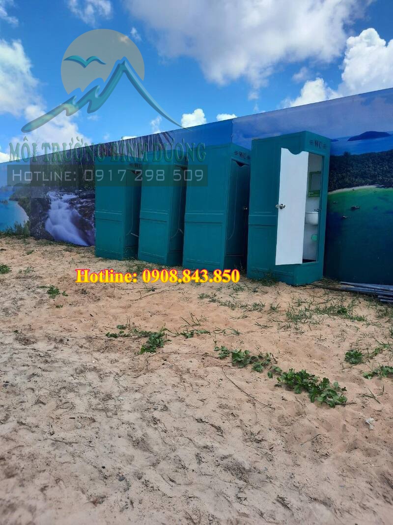 Lắp đặt nhà vệ sinh công cộng cho thuê tại Bãi dài - Phú Quốc 