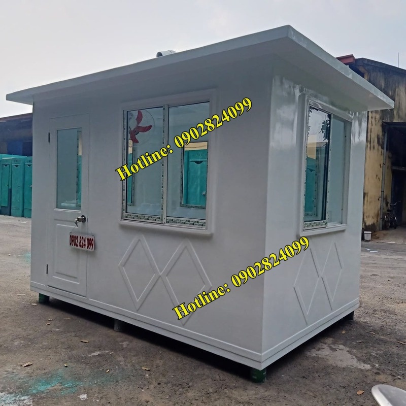 Cabin bảo vệ - Công ty Môi Trường Bình Dương sản xuất trên 50 Mẫu đẹp, hiện đại, tiện ích cao