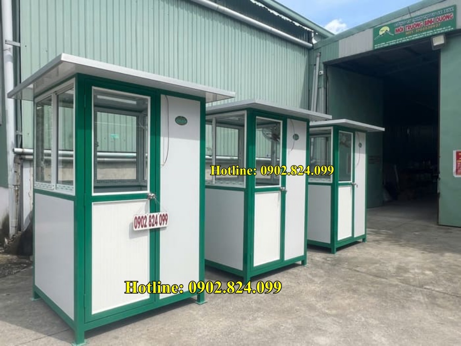 Cabin Bảo Vệ Nhôm Kính Hiện Đại - Mẫu Đẹp, Tầm Nhìn Rộng, Giá Tốt