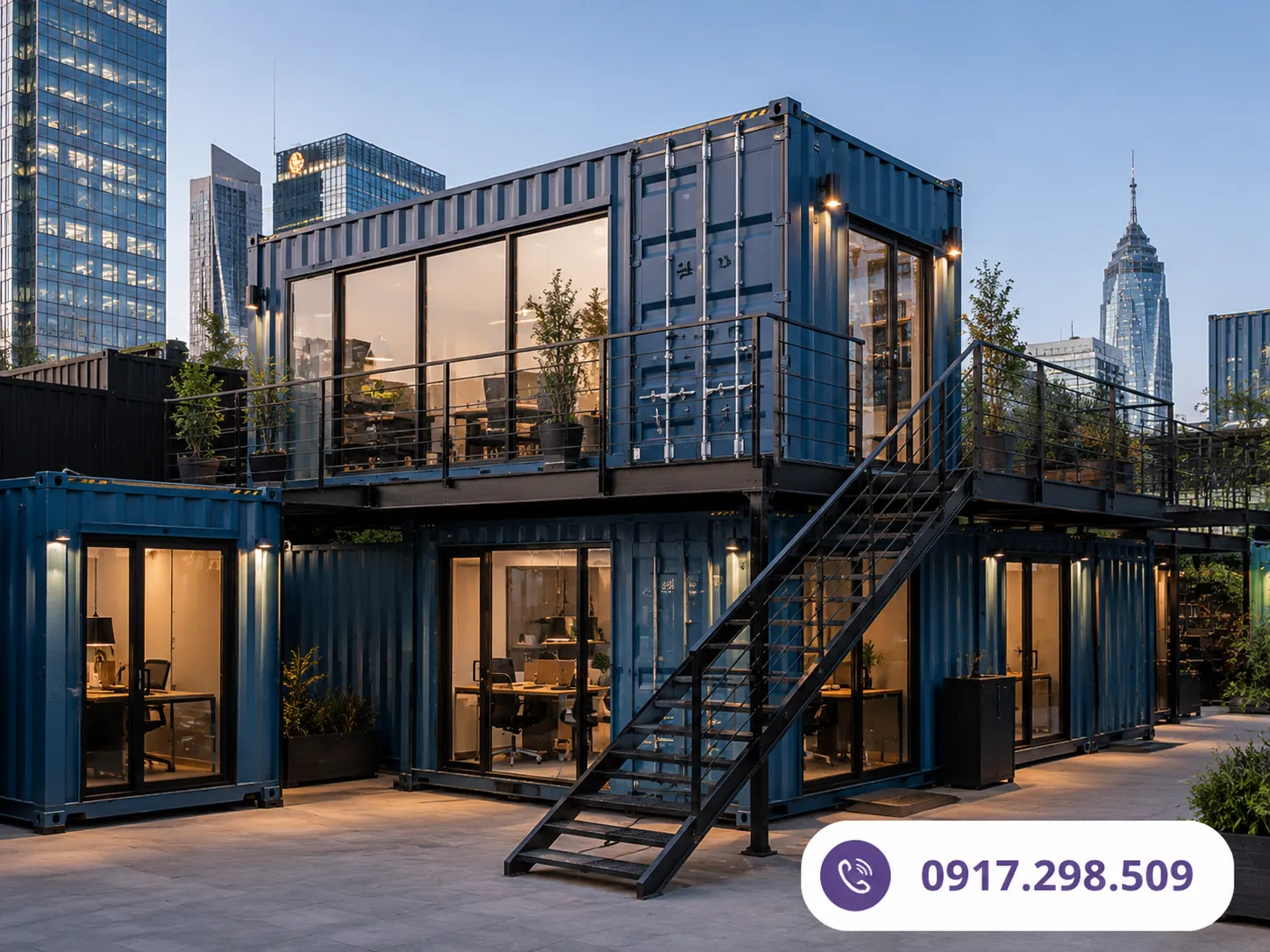 Container Văn Phòng 20 Feet – Giá Bán, Mẫu Đẹp & Thông Số Kỹ Thuật