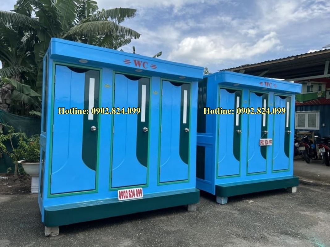 NHÀ VỆ SINH 3 BUỒNG - lắp đặt cho Bệnh viện
