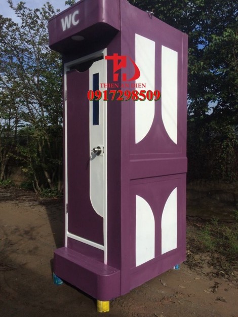 Nhà vệ sinh di động 3 buồng