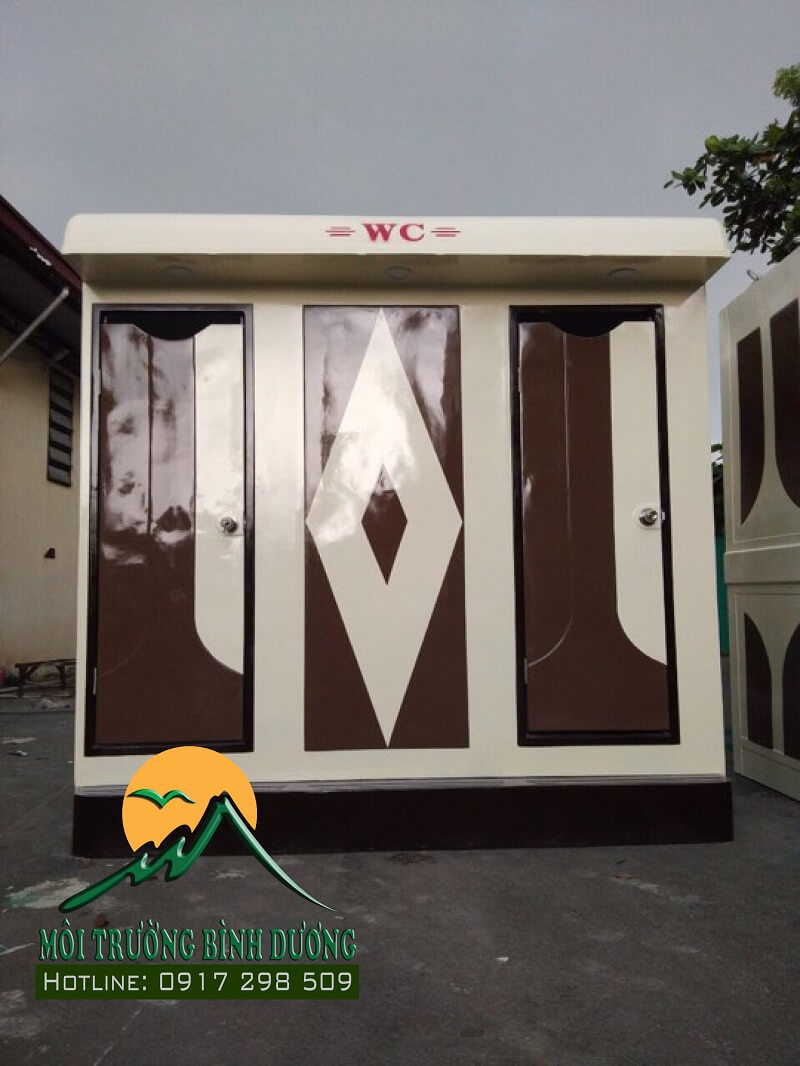 Nhà vệ sinh di động 3 buồng