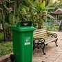 Thùng Rác 240 Lít Nắp Hở Xanh Lá Cao Cấp | Môi Trường Bình Dương