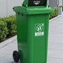 Thùng Rác 240 Lít Nắp Hở Xanh Lá Cao Cấp | Môi Trường Bình Dương