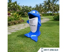 Thùng Rác Cá Heo Composite Siêu Bền, Đẹp - Giá Sỉ Tận Xưởng