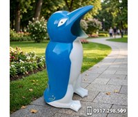 Thùng Rác Chim Cánh Cụt Composite Siêu Bền | Môi Trường Bình Dương