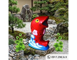 Thùng Rác Cá Chép Composite Siêu Bền | Môi Trường Bình Dương