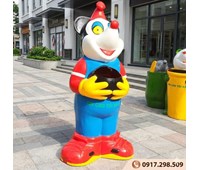 Thùng Rác Chuột Mickey Composite | Ngộ Nghĩnh, Bền Bỉ, Giá Sỉ