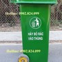 Thùng Rác Composite 120L Có Bánh Xe - Siêu Bền, Giá Gốc Tại Xưởng Môi Trường Bình Dương