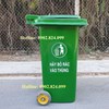 Thùng Rác Composite 120L Có Bánh Xe - Siêu Bền, Giá Gốc Tại Xưởng Môi Trường Bình Dương