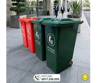 Thùng Rác Composite 240L Nắp Kín, Bánh Xe - Lựa Chọn Số 1 Cho Đô Thị & Khu Công Nghiệp