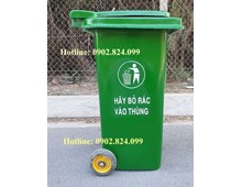 Thùng Rác Composite 240L Nắp Kín, Bánh Xe - Lựa Chọn Số 1 Cho Đô Thị & Khu Công Nghiệp