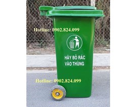 Thùng Rác Composite 240L Nắp Kín, Bánh Xe - Lựa Chọn Số 1 Cho Đô Thị & Khu Công Nghiệp