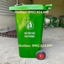 Thùng Rác Composite 240L Nắp Kín, Bánh Xe - Bền Bỉ Hơn 15 Năm, Giá Gốc Tại Xưởng Môi Trường Bình Dương