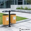 THÙNG RÁC GỖ TREO ĐÔI NGOÀI TRỜI: SANG TRỌNG, PHÂN LOẠI RÁC THÔNG MINH