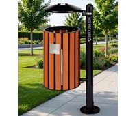 THÙNG RÁC GỖ TREO ĐƠN NGOÀI TRỜI: ĐẲNG CẤP, BỀN BỈ VÀ TỐI ƯU HÓA CẢNH QUAN