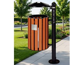 THÙNG RÁC GỖ TREO ĐƠN NGOÀI TRỜI: ĐẲNG CẤP, BỀN BỈ VÀ TỐI ƯU HÓA CẢNH QUAN