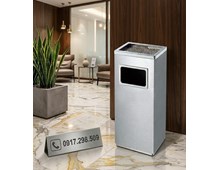 Thùng Rác Inox Gạt Tàn Chữ Nhật (300x240x610) Cao Cấp | Giá Gốc Tận Xưởng