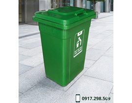Thùng Rác Nhựa 90L Có Nắp Đậy Bền Bỉ, Giá Tốt | Môi Trường Bình Dương
