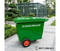 Thùng Rác 660 Lít Composite Chống Cháy | Báo Giá Xe Thu Gom 660L