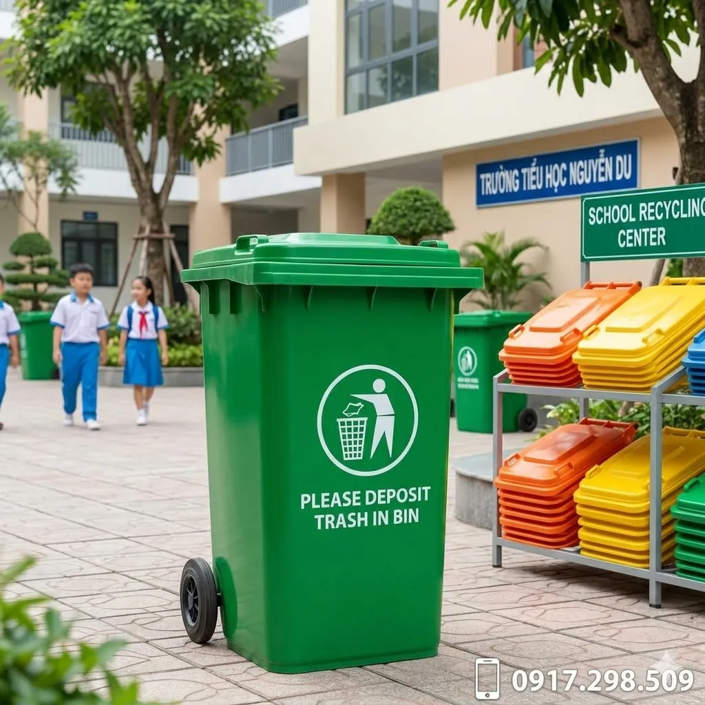 Thùng Rác Trường Học: Bảng Giá & Quy Định Bộ GD&ĐT 2026